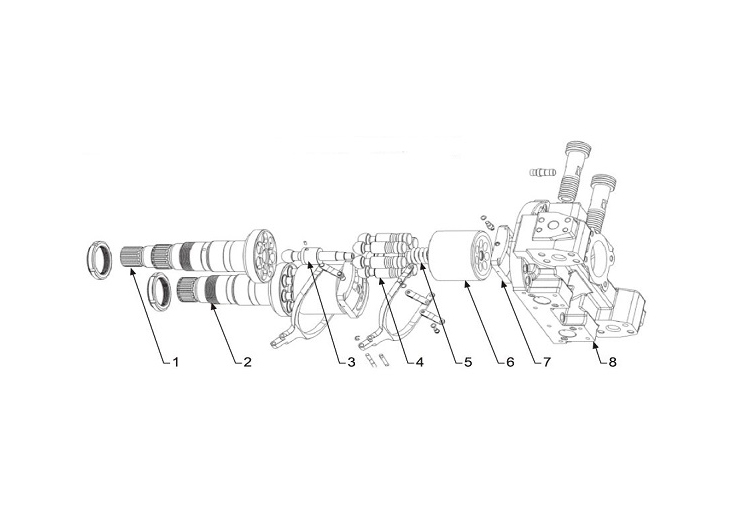 Hitachi HPV118 Serisi Hidrolik Pompa